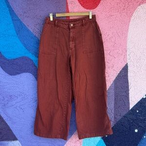 Universal Thread Wide Leg Pants in rust